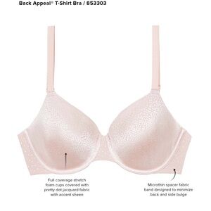 Wacoal Back Appeal T-Shirt Bra Size 32G